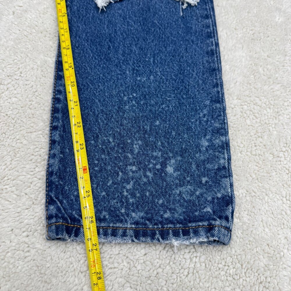 Levi's Premium 501 Womens Blue Jean Pants Distressed Button Fly, Size 31/26 NWT - Picture 13 of 13